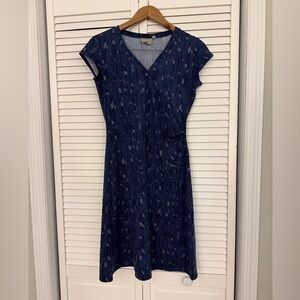 Athleta Navy Midi Dress